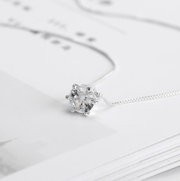 The Celeste Zircon Pendant Necklace